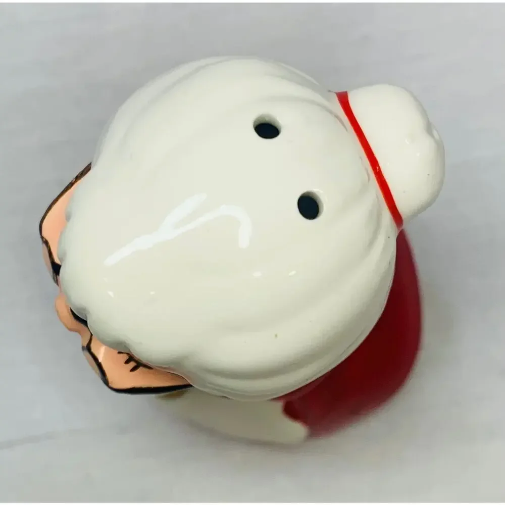 Mrs. Claus Salt Shaker MCM Vintage Christmas Kissing Japan Replacement Red White